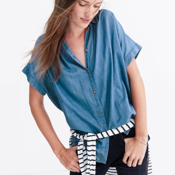 Madewell Tops - Madewell central chambray